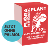 Flora Professional Plant zum Schlagen pflanzliche Sahnealternative 1 x 10l