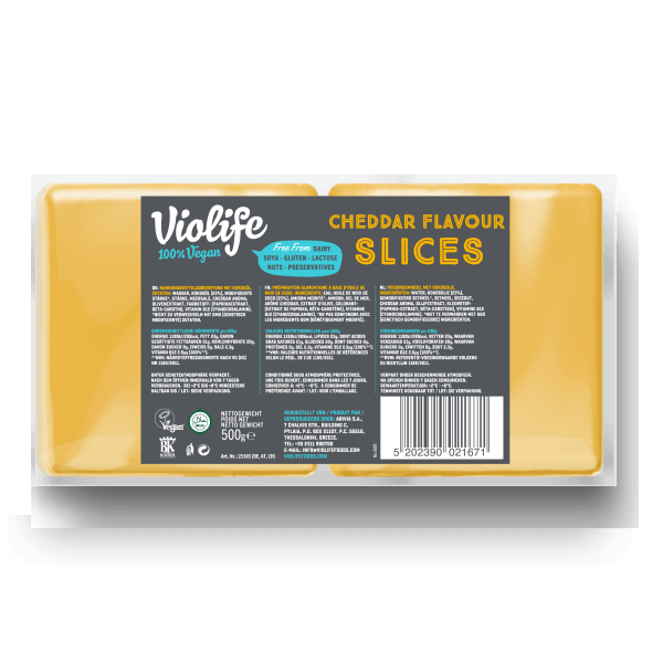 Product Page, Violife tranches saveur cheddar 500g