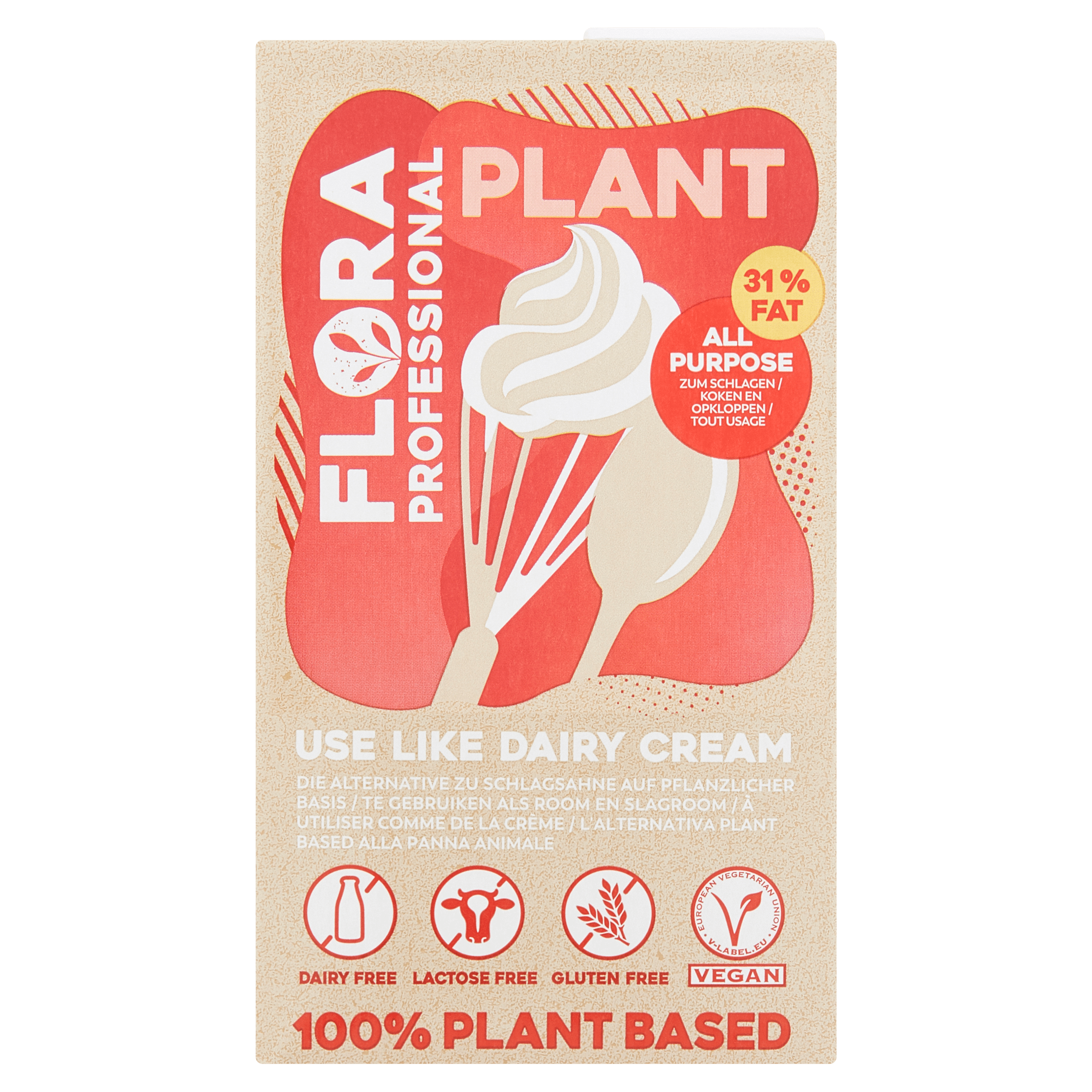 Product Page, Flora Professional Plant Koken & Opkloppen 31% vet pak 1L